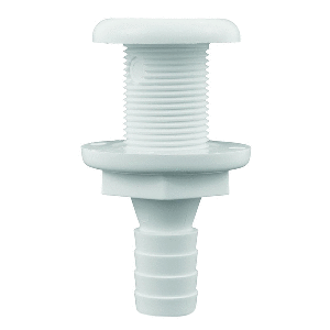 Attwood Marine Attwood White Plastic Thru-Hull Fitting - 5/8" Inner Diameter - 3872-3