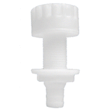 Attwood Marine Attwood Plastic White Thru-Hull With Strainer - 3/4" Inner Diameter - 3886-3