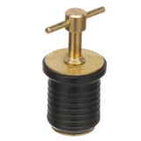 Attwood Marine Attwood T-Handle Brass Drain Plug - 1" Diameter - 7526A7