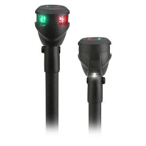 Attwood Marine Attwood LightArmor Fast Action Bi-Color Pole Light With Task Light - 14" &amp; 3-Pin - NV6LC2-14BP7