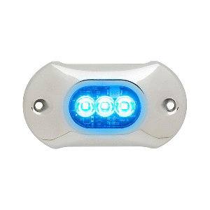 Attwood Marine Attwood LightArmor HPX Underwater Light - 3 LED &amp; Blue - 66UW03B-7