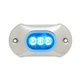 Attwood Marine Attwood LightArmor HPX Underwater Light - 3 LED &amp; Blue - 66UW03B-7