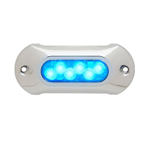 Attwood Marine Attwood LightArmor HPX Underwater Light - 6 LED &amp; Blue - 66UW06B-7
