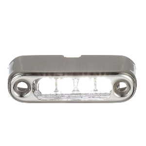 Attwood Marine Attwood White LED Micro Light w/Stainless Steel Bezel &amp; Vertical Mount - 6350W7