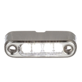 Attwood Marine Attwood White LED Micro Light w/Stainless Steel Bezel &amp; Vertical Mount - 6350W7