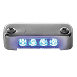 Attwood Marine Attwood Blue LED Micro Light w/Stainless Steel Bezel &amp; Vertical Mount - 6350B7