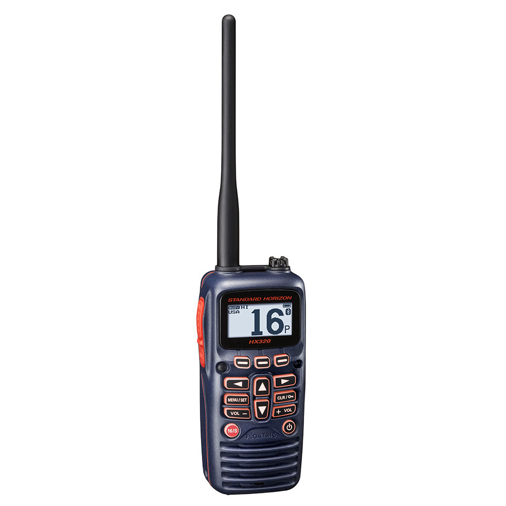 Estándar Horizon HX320 portátil VHF 6W, Bluetooth, carga USB [HX320]