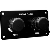 Seamule Flushmaster SMQCR2BH38 Flush Port Reroute, 3/8", Black, Horizontal - image 6