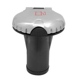 Attwood Deck Fill f/Carbon Canister System - Straight Body Scalloped Stainless Steel Cap [99DFCCSS1S]