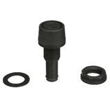 Attwood Marine Attwood Straight Fuel Vent - Black Polypropylene - 1607-3