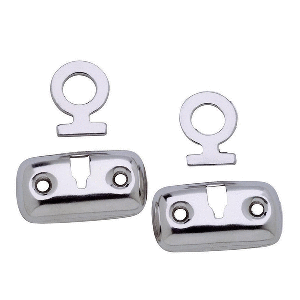 Attwood Marine Attwood Mooring Fender Lock Kit - Stainless Steel Pair - 11575-3