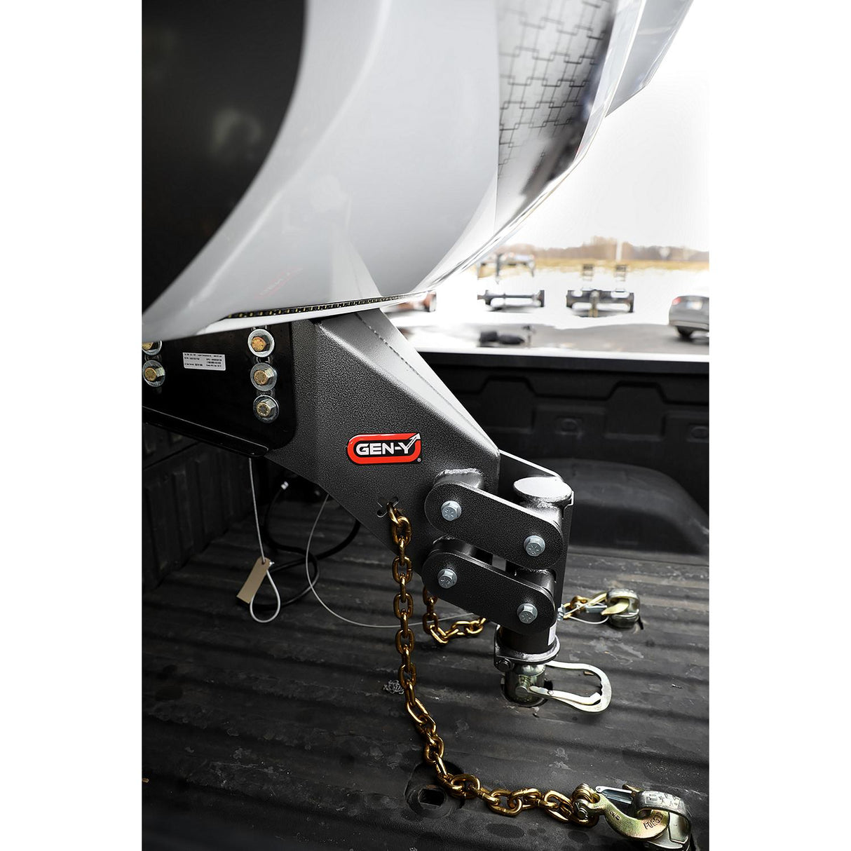 Gen Y Hitch GH70684 EXECUTIVE Fifth-to-Gooseneck Safety Chain, 3/8" x 84" - GH-70684