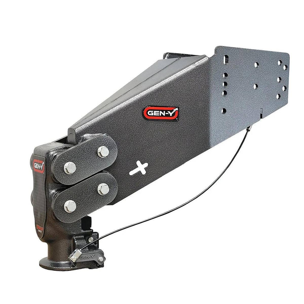 Gen Y Hitch GH8076AL 5th Wheel Pin Box Replacement with Gooseneck SnapLatch Coupler, Ball Size: 2-5/16" , 
Capacity: 30,000 lbs , Executive Torsion-Flex Snaplatch Rhino Fifth Wheel Pin Box Replacement, 3.5K – 6.5K - image 2