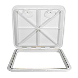 Beckson Marine Beckson 18x21 Rectangular Hatch - White - ASA Material Acrylonitrile Styrene Acrylate - HT1821AW
