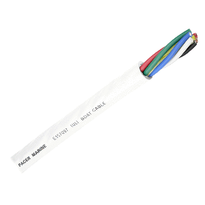 Pacer Round 6 Conductor Cable - 250' - 16/6 AWG - Black, Brown, Red, Green, Blue &amp; White - WR16/6-250