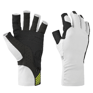 Mustang Survival Mustang Traction UV Open Finger Gloves - White &amp; Black - XL - MA6007-267-XL-267