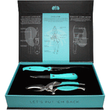 Toadfish Coastal Kitchen Collection - Oyster Knife, Shrimp Cleaner &amp; Crab Cutter - 1011
