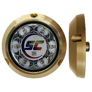 Shadow-Caster LED Lighting Shadow-Caster SC3 Series CC (Full Color Change) Bronze Surface Mount Underwater Light - SC3-CC-BZSM