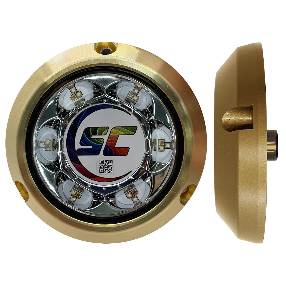 Shadow-Caster SC3 Series CC (cambio de color completo) Luz subacuática de montaje en superficie de bronce [SC3-CC-BZSM]