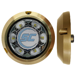 Shadow-Caster LED Lighting Shadow-Caster SC3 Series Bimini Blue Bronze Surface Mount Underwater Light - SC3-BB-BZSM