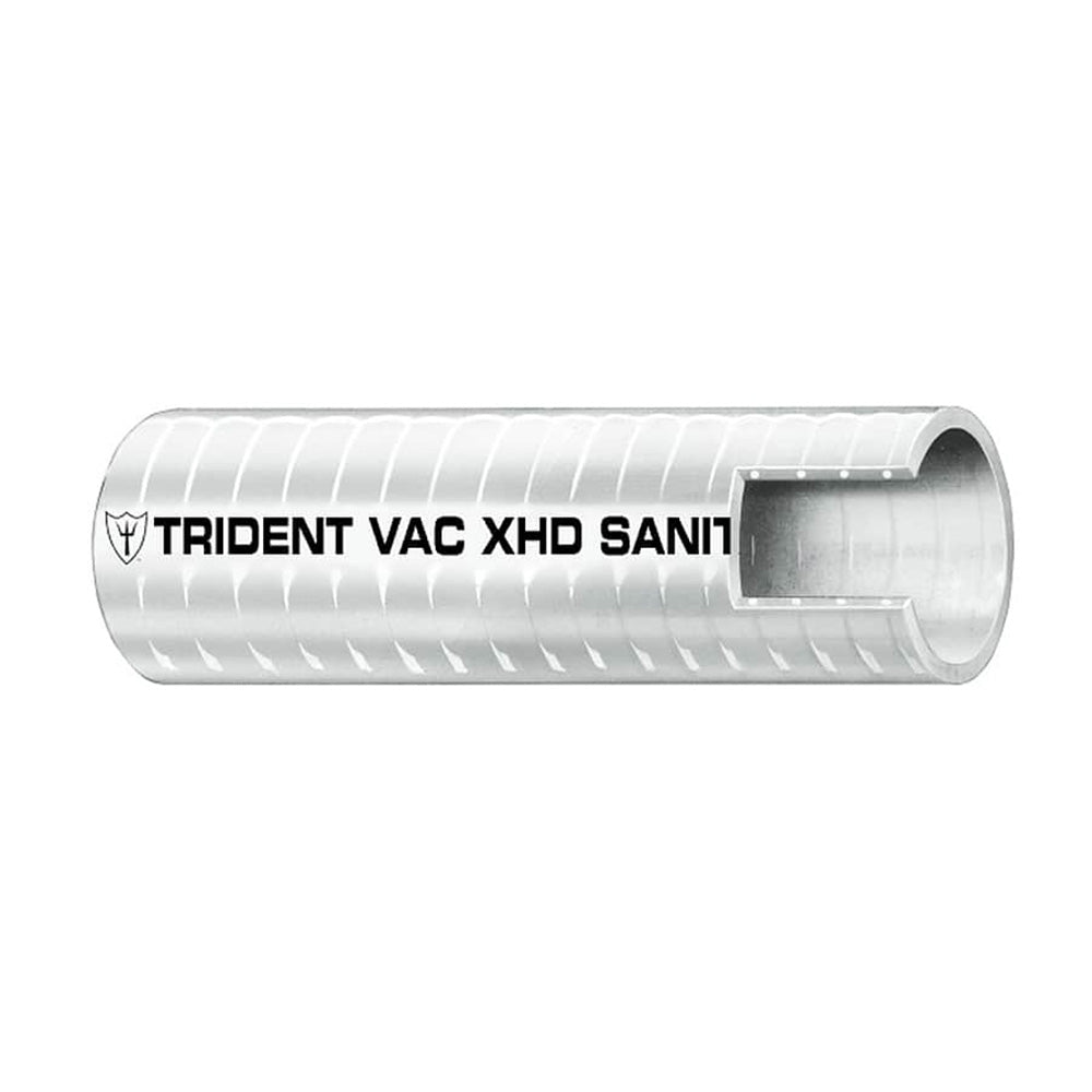 Manguera de saneamiento Trident Marine 1-1/2" x 50 Box VAC XHD - Hélice de PVC duro - Blanco [148-1126]