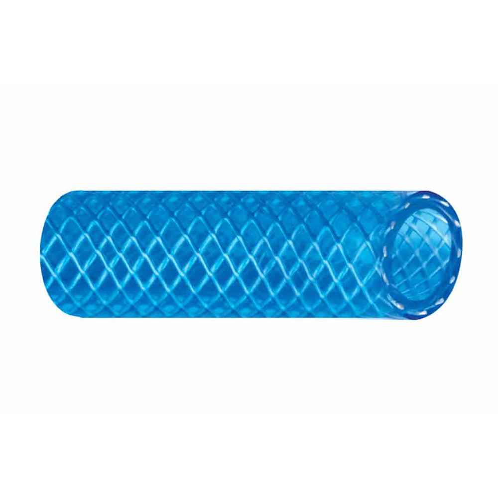 Trident Marine Manguera de línea de alimentación de agua fría de PVC reforzado (FDA) de 3/4" x 50 - Apta para agua potable - Azul translúcido [165-0346]