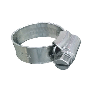 Trident Marine 316 SS Non-Perforated Worm Gear Hose Clamp - 3/8" Band - 5/8"&ndash;15/16" Clamping Range - 10-Pack - SAE Size 8 - 705-0121