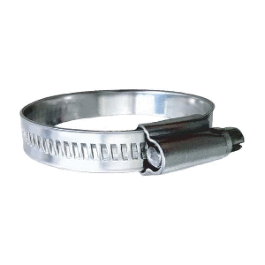 Trident Marine 316 SS Non-Perforated Worm Gear Hose Clamp - 15/32" Band - (5/8" &ndash; 15/16") Clamping Range - 10-Pack - SAE Size 8 - 710-0121