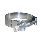 Trident Marine 316 SS T-Bolt Clamp - 3/4" Band - 6.53"-7.10" Range - 10-Pack - 720-6001L