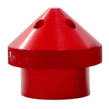 T-H Marine Supplies T-H Marine G-Force ELIMINATOR Red Prop Nut f/Garmin Force Trolling Motor - GFEL-GF-R-DP