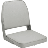 Attwood Marine Attwood Swivl-Eze Low Back Padded Flip Seat - Grey - 98395GY
