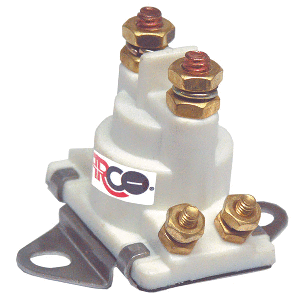 ARCO Marine Original Equipment Quality Replacement Solenoid f/Mercruiser &amp; Mercury - Isolated base, 12V - SW064