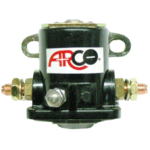 ARCO Marine Original Equipment Quality Replacement Solenoid f/Chrysler &amp; BRP-OMC - 12V, Grounded Base - SW774