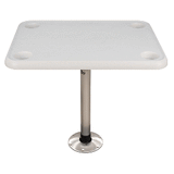 Springfield Marine Springfield 16" x 28" Rectangle Table Package - White Thread-Lock - 1690107