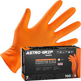 Ravin Gloves Raven Safety 66473 Nitrile 7mil Org GLOVE L 100/bx, Nitrile, 7 mil, 9.5", Exam, Orange, 9.5 x 5.13 x 3.75 - 66474 - image 2