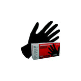 Ravin Gloves Raven Safety 66543 Nitrile 5mil Blk GLOVE L 100/bx, Nitrile, 4.5 mil, 9.5", Exam, Black, 9.5 x 4.75 x 2.25 - image 2