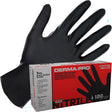 Ravin Gloves Raven Safety 66542 Nitrile 5mil Blk GLOVE M 100/bx, Nitrile, 4.5 mil, 9.5", Exam, Black, 9.5 x 4.75 x 2.25 - image 1