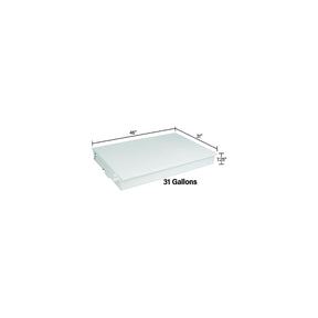 Ameri-Kart W1315001DS Fresh Water Tank, 31 Gal. - image 1