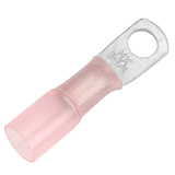 Pacer 8 AWG Heat Shrink Ring Terminal - 1/4" Stud Size - 25 Pack - TE8-14R-25
