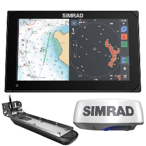 Simrad NSX&trade; 3009 Radar Bundle - HALO20+ Radar Dome &amp; Active Imaging&trade; 3-in-1 Transducer - 000-15377-001