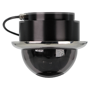 Iris Innovations Iris Miniature Marine PTZ Dome Camera - Stainless Bezel - Hi-Def Ethernet IP - 10x Digital Zoom - 4 in 1 Video Format - IRIS4106