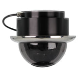Cámara domo PTZ marina en miniatura Iris - Bisel inoxidable - IP Ethernet de alta definición - Zoom digital 10x - Formato de vídeo 4 en 1 [IRIS4106]