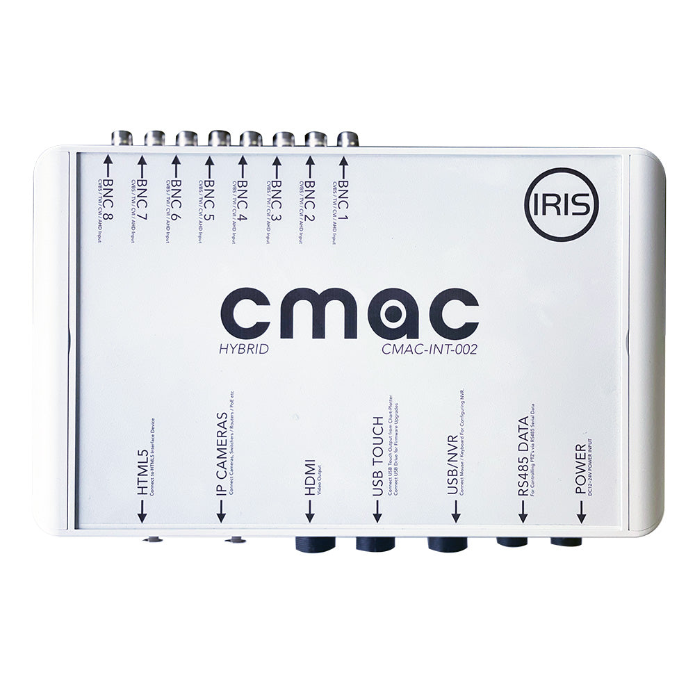 Control de iris para interfaz de host Garmin OneHelm (sin grabación)/híbrido [CMAC-INT002]