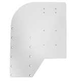 Sea Brackets Small Offset Trolling Motor Plate - SEA2306