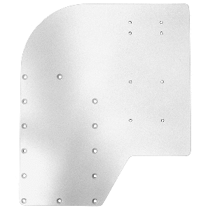 Sea Brackets Large Offset Trolling Motor Plate - SEA2307