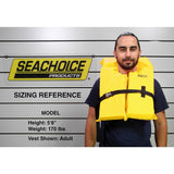 Seachoice Life Vest, Type II Personal Flotation Device, Yellow, Adult - EPE1110AK1AUY-86020 - official Seachoice product image 5