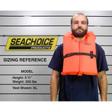 Seachoice Life Vest, Type II Personal Flotation Device, Orange, Adult XL - EPE1110AK1ASLO-85580 - official Seachoice product image 4