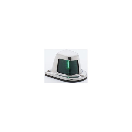 Attwood 1-Mile Deck Mount, Green Sidelight - 12V - Stainless Steel Housing [66319G7] - official Attwood product image 4