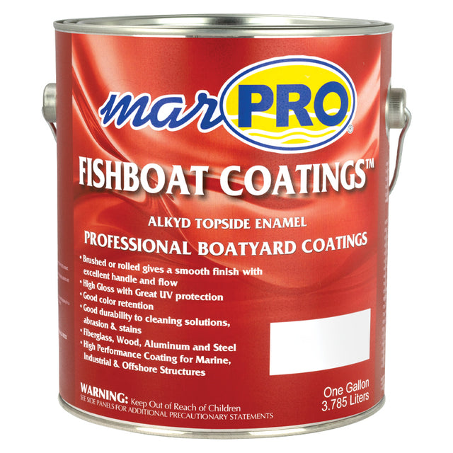 Marpro Fishboat Coatings™ - Alkyd Topside Enamel (Gloss White, Gallon) - 7-2649 - image 1
