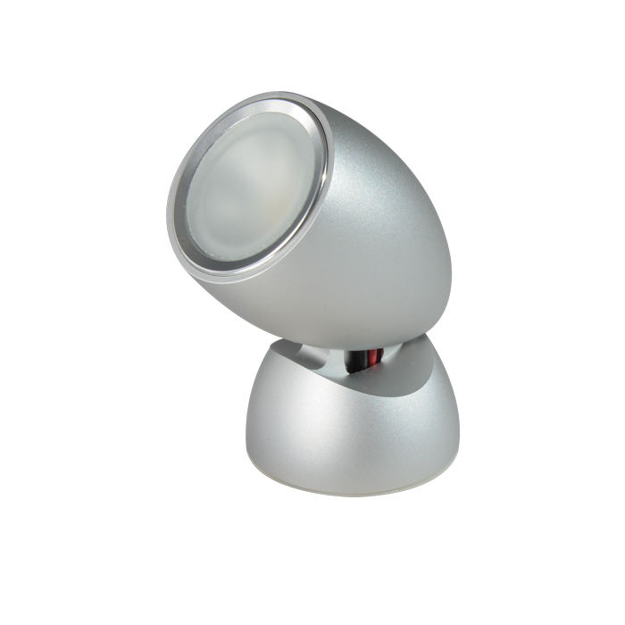 Lumitec GAI2 LED Positionable Light - White/Red/Blue - Brushed - 111808 - GAI2 brushed left